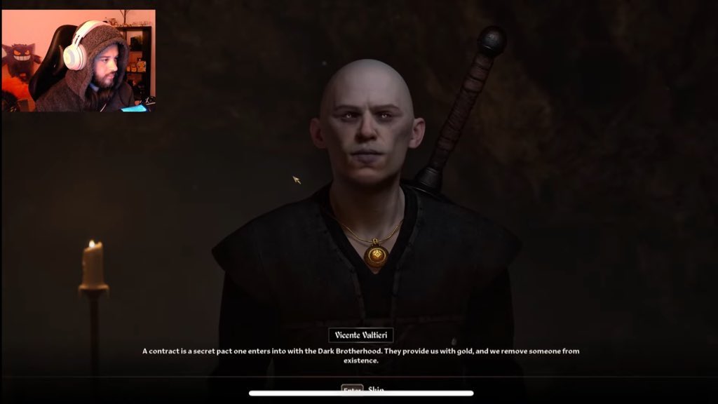 NameIsDamz's tweet photo. HOW do he grow hair like that?????

#Oblivionremaster #OblivionMemes  #oblivion https://t.co/5pH2bSFttL