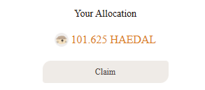 VibesWb3's tweet photo. $HAEDAL #Haedal started a claim period today

Claim it here if you didn't: https://t.co/NdnmVOWYip

Who are Eligible:

 🌊Core community heroes — mods, ambassadors, content creators, and more
 🌊The most active haSUI, haWAL and haeVault users
 🌊DeFi explorers — those who actively used Haedal LSTs across major DeFi protocols on Sui.