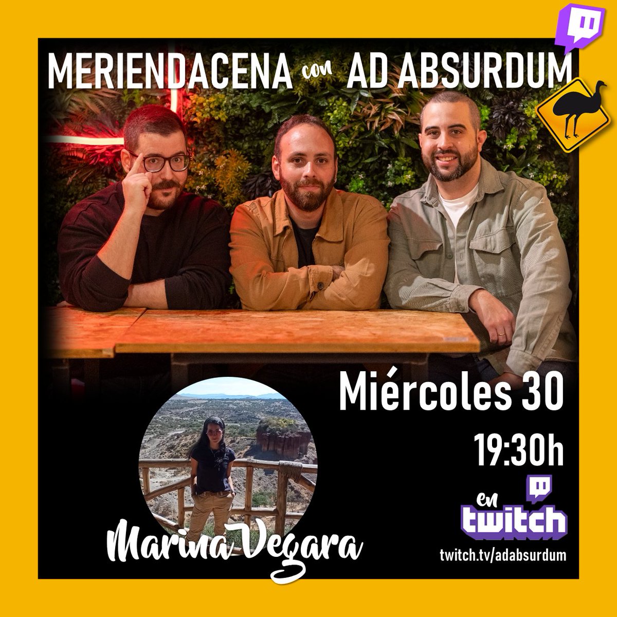 Ad Absurdum (@adabsurdum) on Twitter photo Mañana viajamos a Tanzania, a la mismísima Garganta de Olduvai🇹🇿💀 Y lo hacemos con una guía de lujo: <a href="/Marina__VR/">Marina Vegara-Riquelme</a>, miembro de <a href="/IDEAolduvai/">Institute of Evolution in Africa</a>
¡No os lo perdáis! A las 19:30 en Twitch💬 Mañana viajamos a Tanzania, a la mismísima Garganta de Olduvai🇹🇿💀 Y lo hacemos con una guía de lujo: <a href="/Marina__VR/">Marina Vegara-Riquelme</a>, miembro de <a href="/IDEAolduvai/">Institute of Evolution in Africa</a>
¡No os lo perdáis! A las 19:30 en Twitch💬