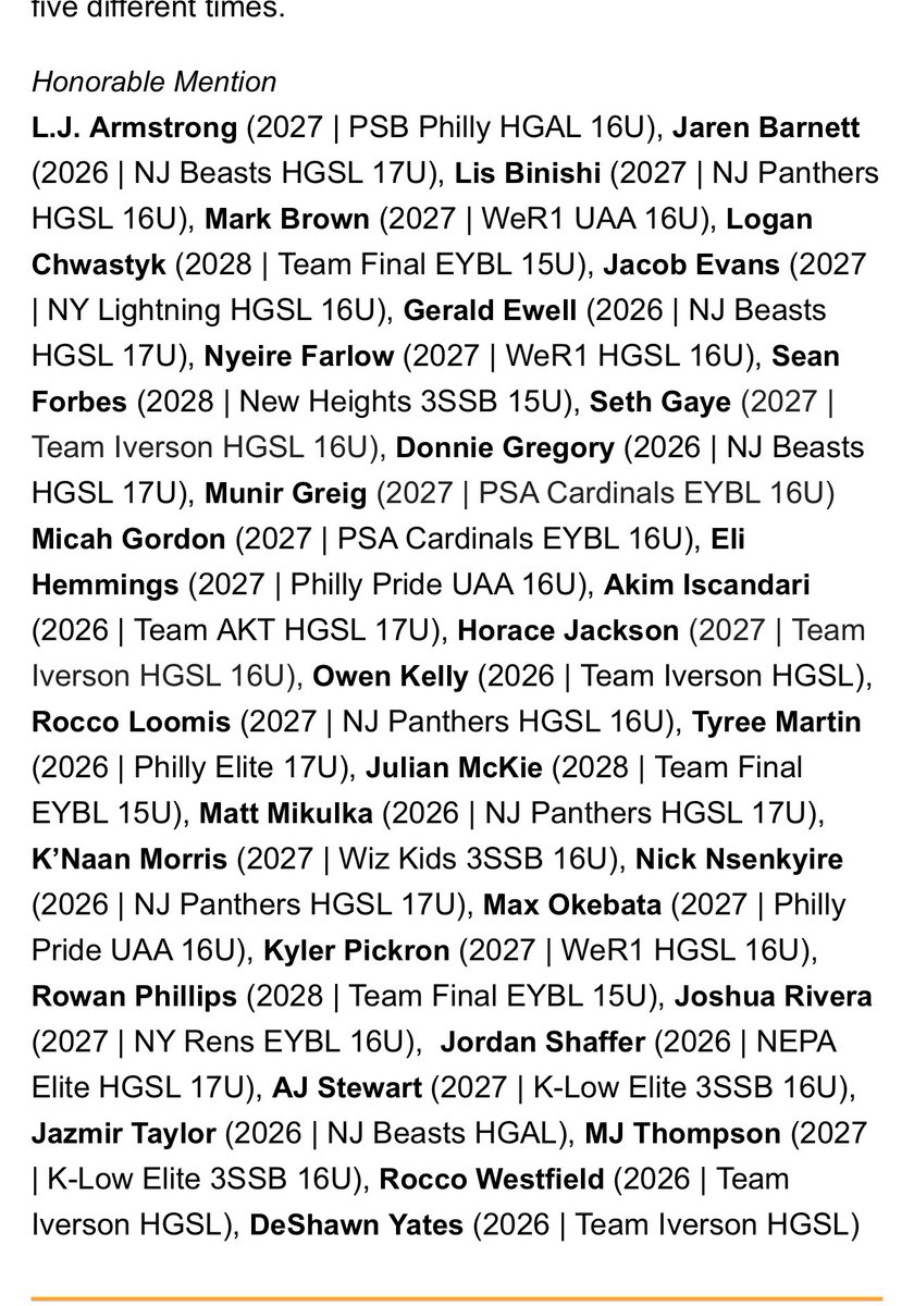 Shout out to our Junior Horace Jackson for being mentioned as a standout this past weekend! Big things on the horizon this season for Horace!