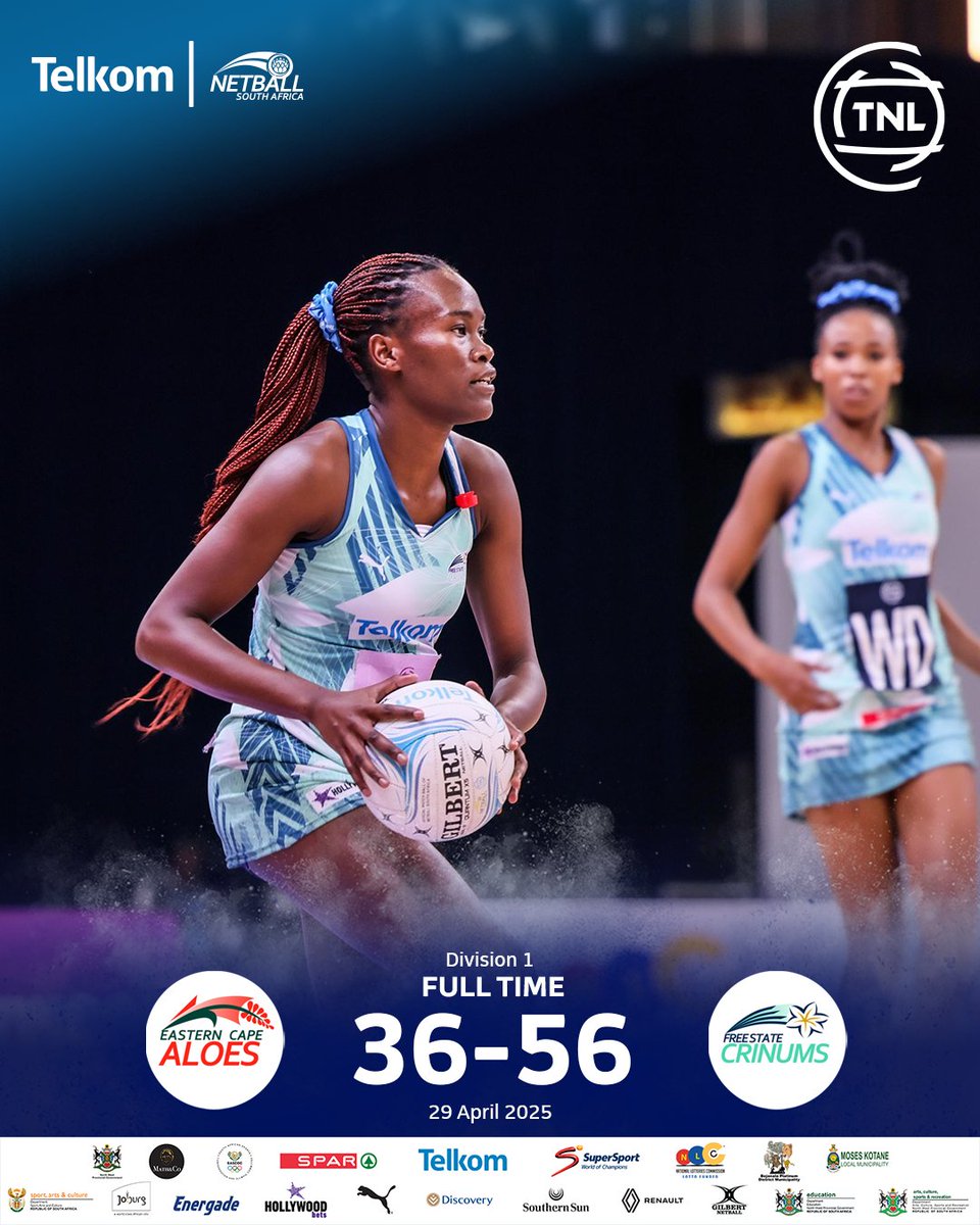The defending champions deliver a clinical performance to make it 3 from 3 in Division 1! 💥👑

#TNLAloesCrinums #TelkomNL #TNLisBack #TelkomStandTall <a href="/TelkomZA/">@TelkomZA</a>