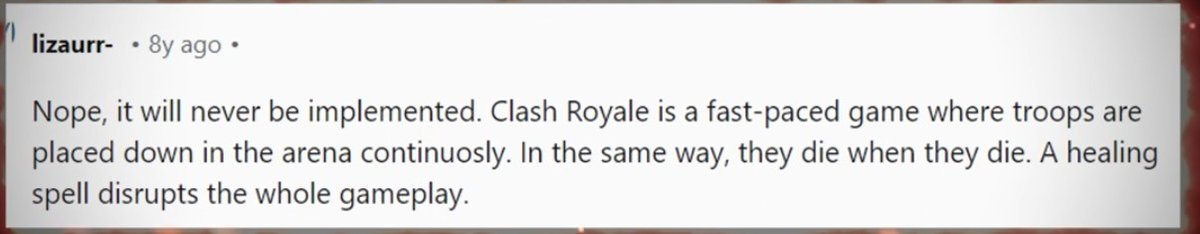 Oxalate_Gaming's tweet image. Never forget when they said this about adding heal cards to the game😓