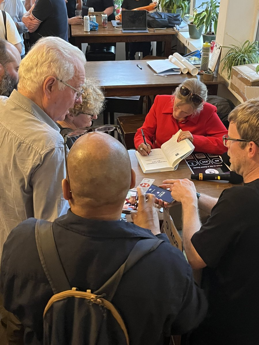 Annie Chave (@anniechave) on Twitter photo Thanks to <a href="/FairfieldBooks_/">Fairfield Books</a> for such a great book launch for me & <a href="/reverse_sweeper/">Scott Oliver</a> also to <a href="/norcrosscricket/">daniel norcross</a> for a fabulous interview
& to ALL of the huge number that came to support us & sent lovely messages. It was a wonderful if surreal experience & I greatly appreciate it Thanks to <a href="/FairfieldBooks_/">Fairfield Books</a> for such a great book launch for me & <a href="/reverse_sweeper/">Scott Oliver</a> also to <a href="/norcrosscricket/">daniel norcross</a> for a fabulous interview
& to ALL of the huge number that came to support us & sent lovely messages. It was a wonderful if surreal experience & I greatly appreciate it