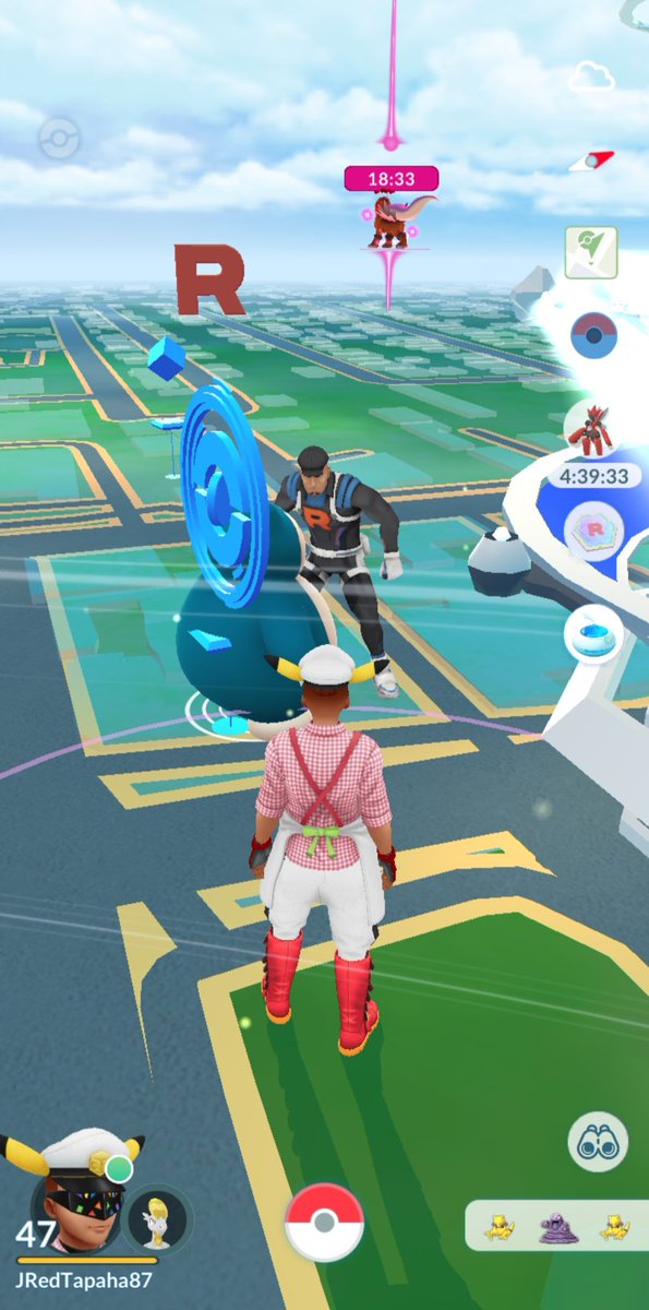 JRedTapaha87's tweet photo. Not cool, Cliff, not cool. Trying to bully that Snorlax into becoming a shadow pokemon. 🤬🤬 
#PokemonGO #PoGo #TeamRocket #LeaderCliff #Snorlax https://t.co/ldAZFLTBcG