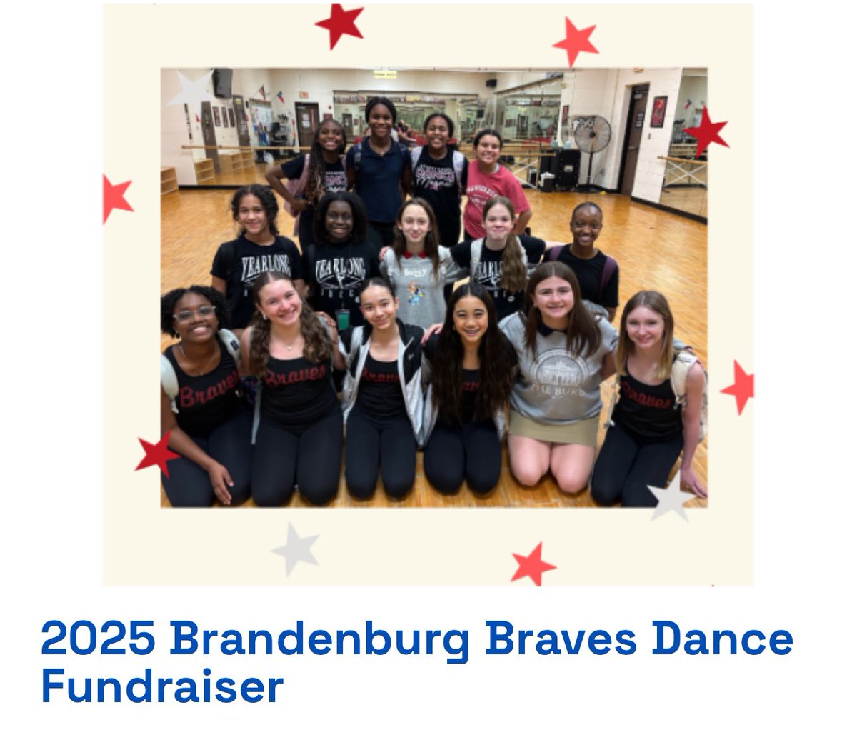 Please suppose <a href="/CCBMS_Dance/">CCBMS DANCE DEPARTMENT</a>, every little bit helps! Thank you!
 app.schoolfundr.org/fund/2025brand…