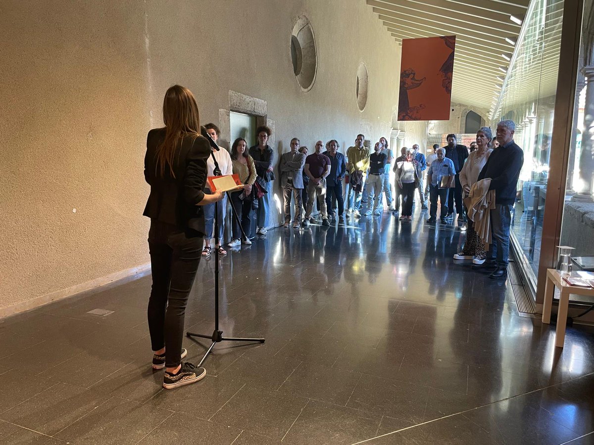 museumataro's tweet photo. #Inaugurada, a Sant Cugat del Vallès, l'exposició "Volaverunt. Els gravats de Goya des de la contemporaneïtat" 🪶
Produïda pel Museu de Mataró i estrenada el 2021 a Ca l’Arenas. La Xarxa de Museus d’Història i Monuments de Catalunya impulsa la seva itinerància 🗣️ 👋 https://t.co/PVFcVSKVRv