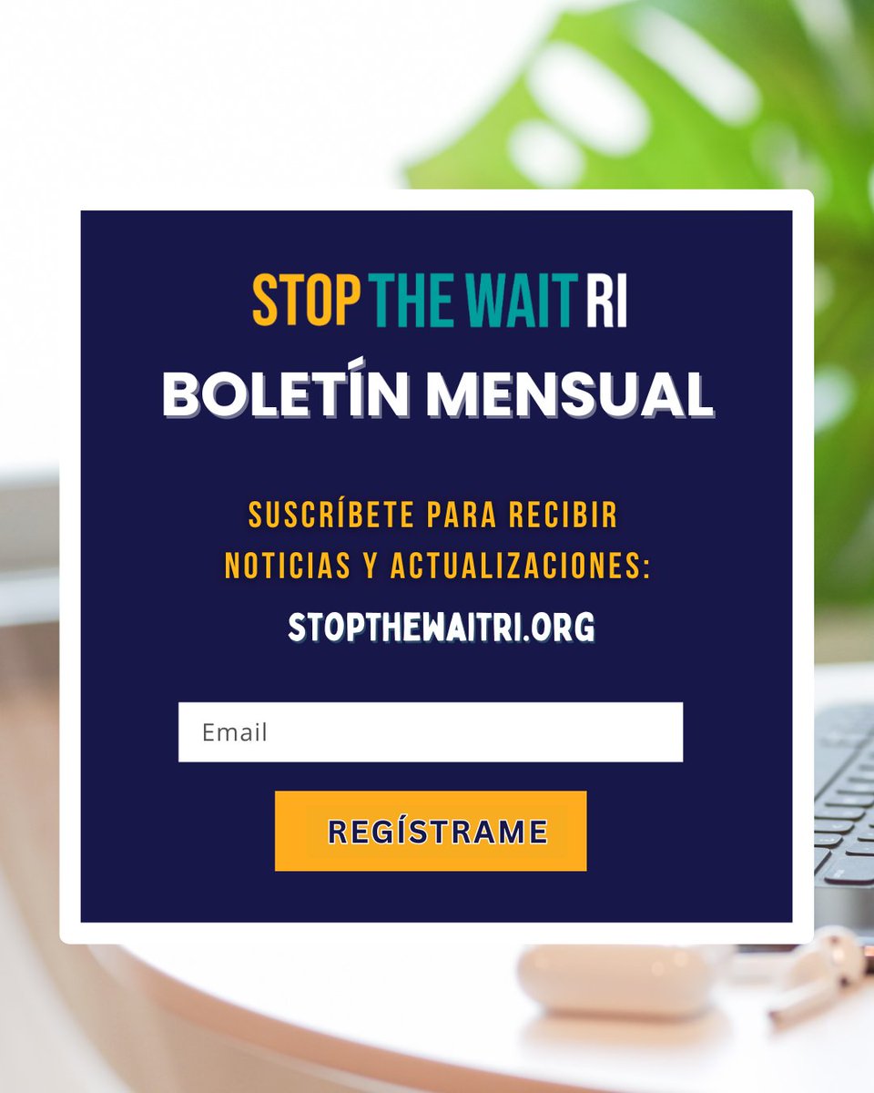 stopthewaitri's tweet image. Stay connected with #StopTheWaitRI 📬
Our monthly newsletter is packed with the latest updates on resources, advocacy, and community stories. Scroll to the bottom of our website stopthewaitri.org and subscribe today—don’t miss out on important news & ways to get involved!
