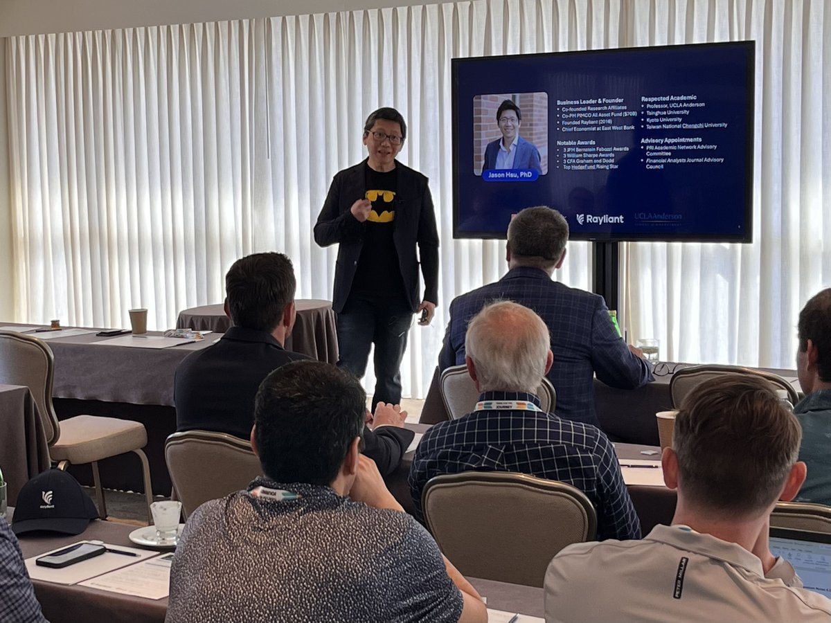 Thought-provoking insights this morning from Rayliant’s founder, <a href="/hsu_jason/">Jason C Hsu</a>, on the macro forces reshaping U.S. equities. It's energizing to be among forward-thinking advisors exploring bold strategies for the road ahead.
