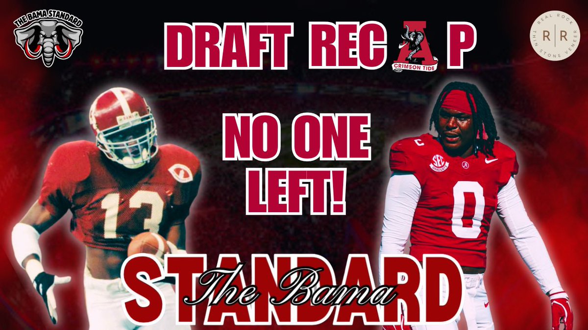 George Teague has something to say about Alabama’s draft picks. No one leaves DeBoer! History could be repeating itself…title loading? 🔥

We discuss everything on “The Bama Standard”!💥

📺: youtube.com/live/Dk4OR9SFH…
⏰: TONIGHT at 6PM CT

#CollegeFootball #RollTide #BamaFactor