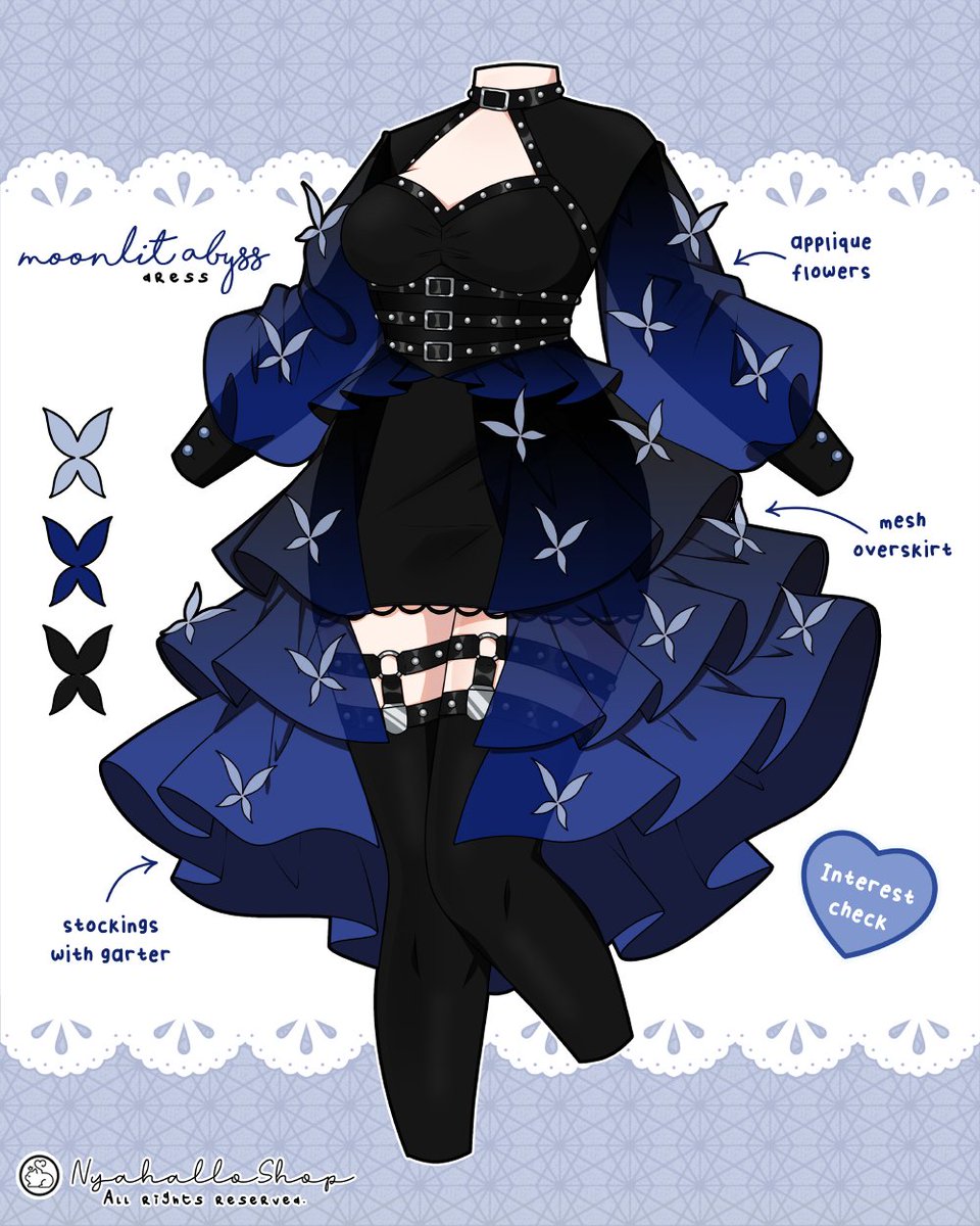 Moonlit abyss dress 💙