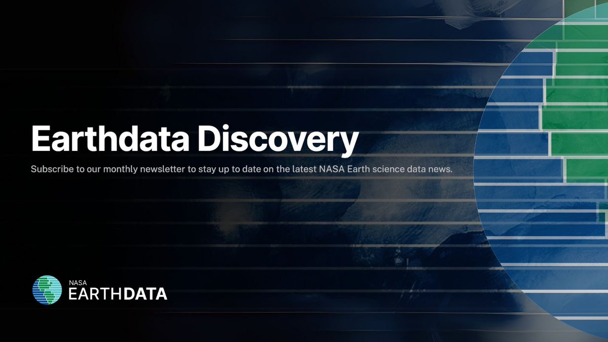 Looking to stay up to date with the latest NASA Earth science data news, products, webinars, and more? If you're not already, consider subscribing to our free monthly newsletter - earthdata.nasa.gov/subscribe