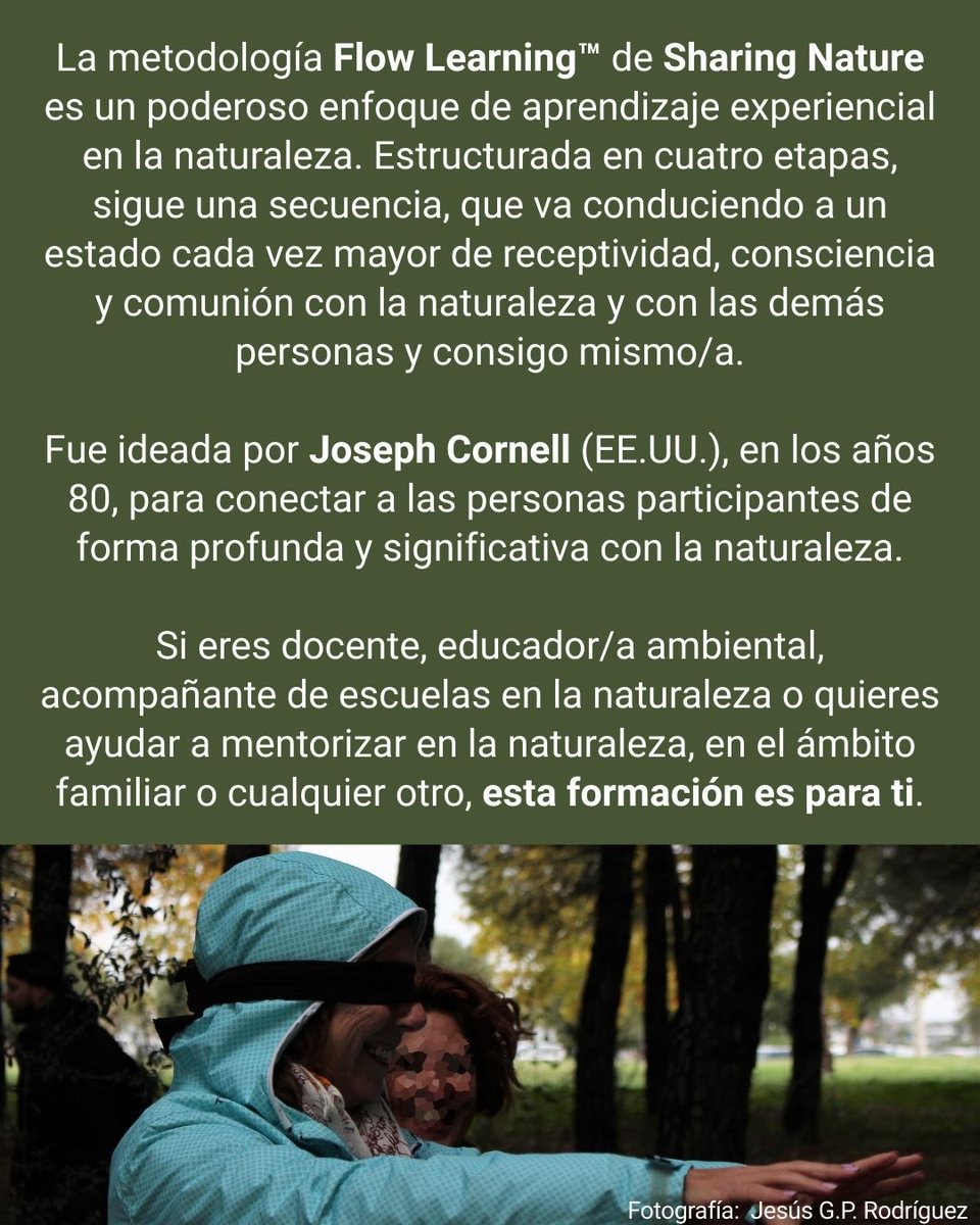 🌿 Formación Sharing Nature · Flow Learning™ Nivel I
📍 Soto del Real (Madrid)
📅 7 junio 2025 | 💶 100 €
Una jornada de conexión profunda con la naturaleza desde el juego y la emoción.
ℹ️ tinyurl.com/4zepmkv7
#FormaciónSharingNature #FlowLearning