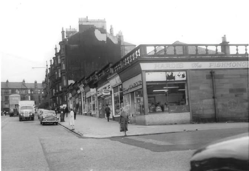 oakroyd's tweet image. Clarence Drive, Hyndland, #Glasgow early 1960s. 
Original source unknown.