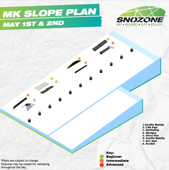 Here is the park plan for this week at Snozone Milton Keynes. 
We look forward to seeing you soon!