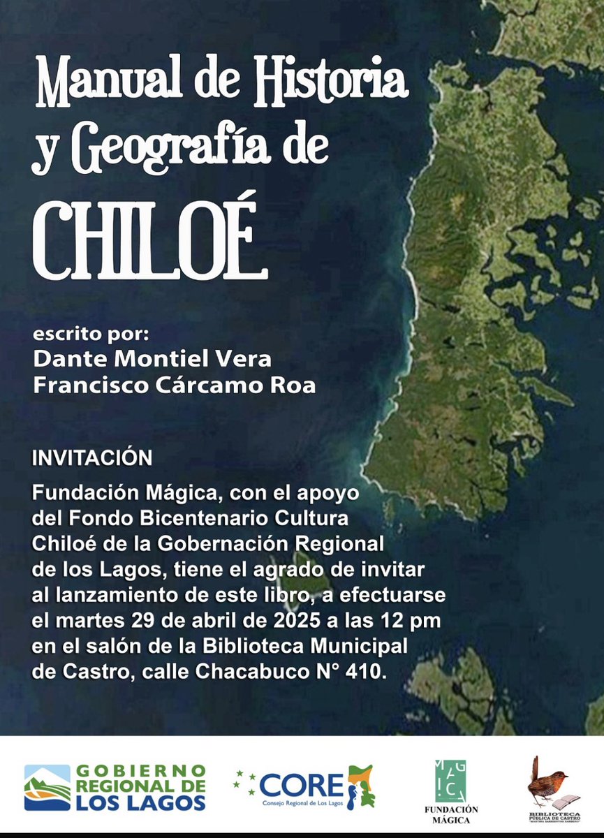 En el lanzamiento del Manual De Historia y Geografía de CHILOE.