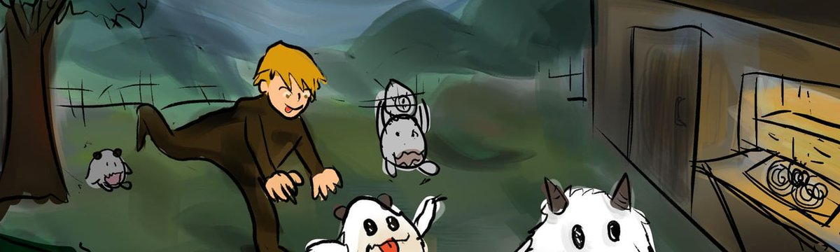 #5YearsOfLoR
poro herder when he was still a boy working at nursery