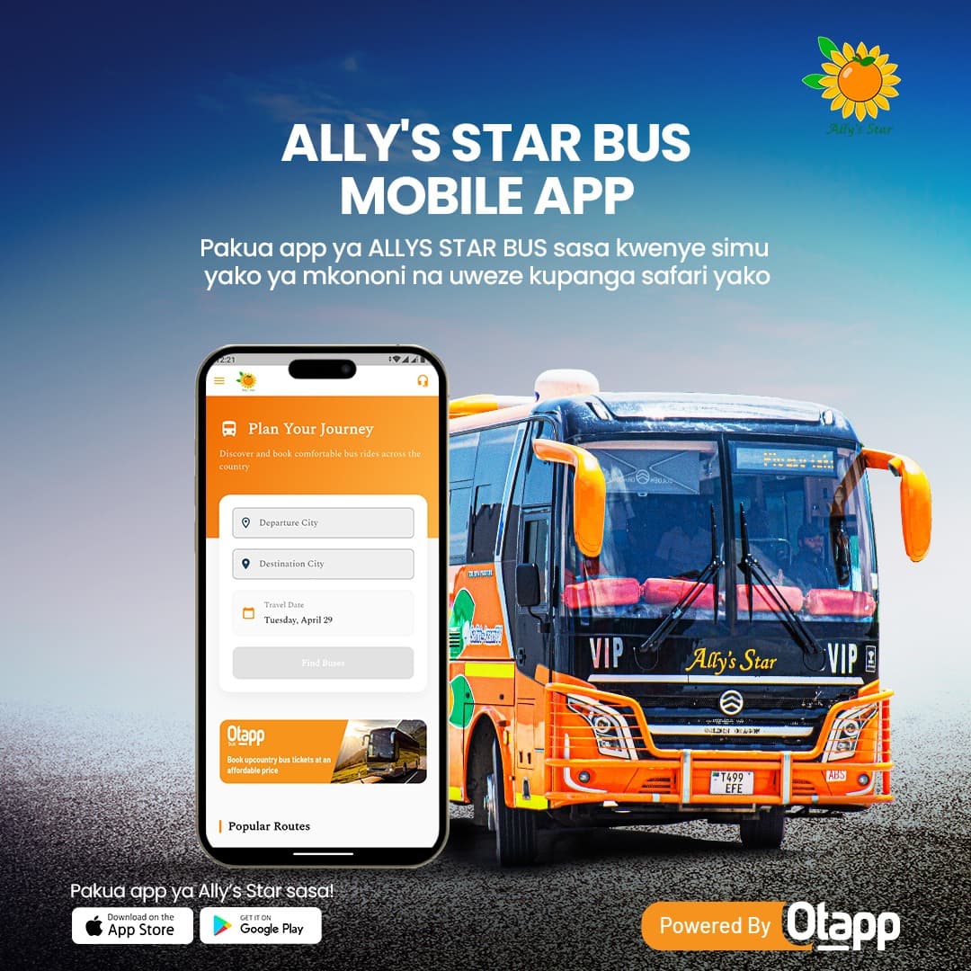 Sasa unaweza kupakua app yetu kwenye simu yako ya mkononi 

Gusa link allys.otapp.live