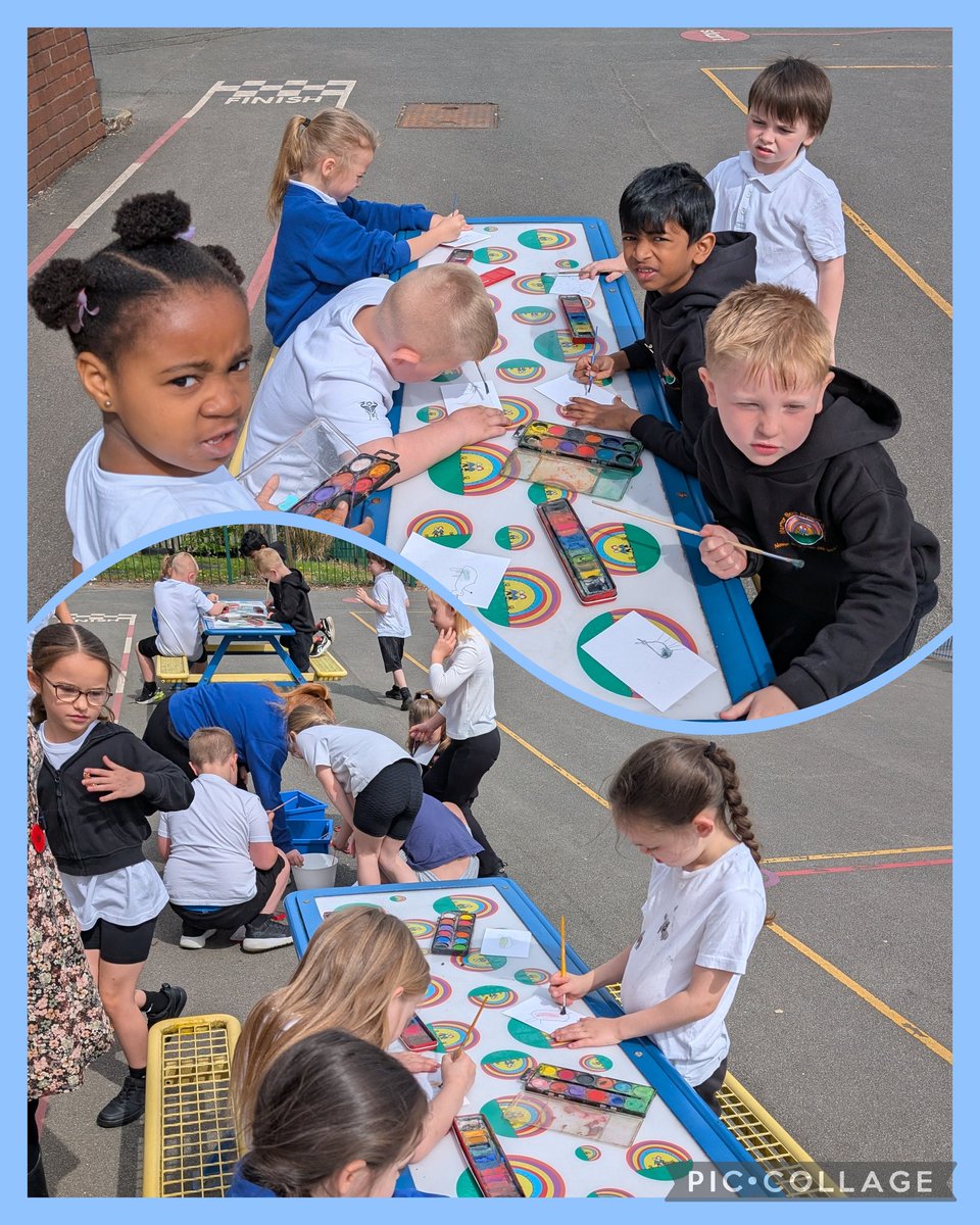Merton Bank Primary School (@mertonbankp) on Twitter photo Year 2 enjoyed creating watercolours in the Sun, ready for our bug hotel writing topic! <a href="/Talk4Writing/">Talk for Writing</a> Year 2 enjoyed creating watercolours in the Sun, ready for our bug hotel writing topic! <a href="/Talk4Writing/">Talk for Writing</a>
