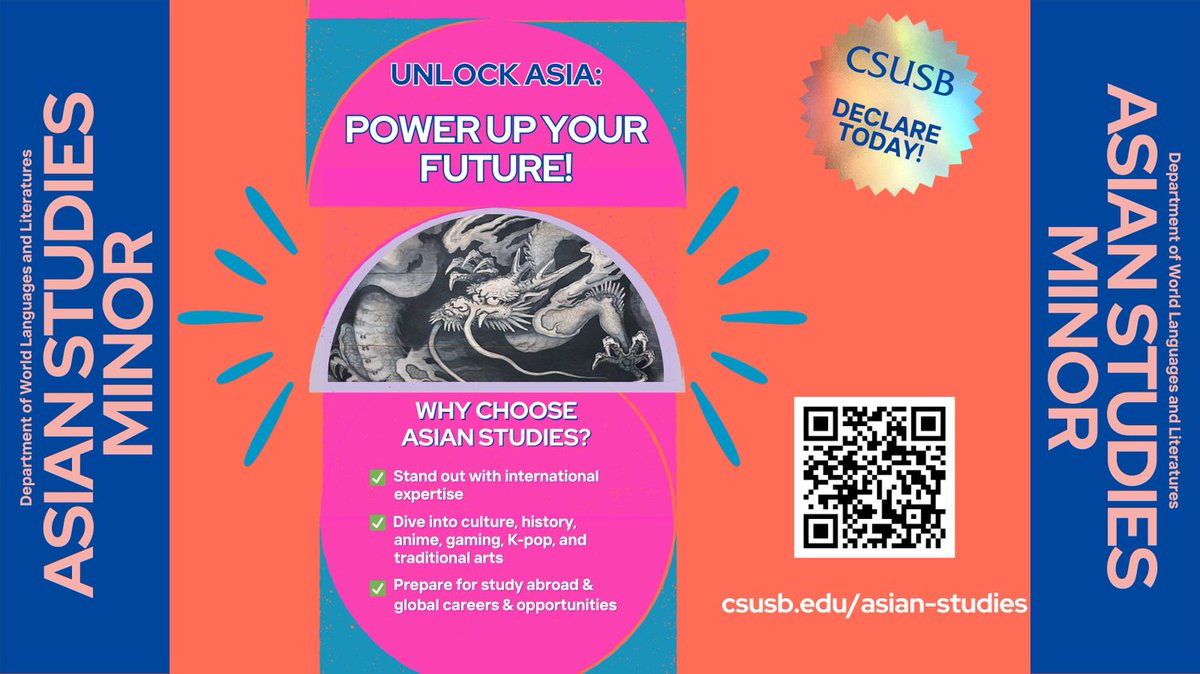 Hey 'Yoties! Did you know you can get a minor in Asian Studies? Dive into culture, history and more!