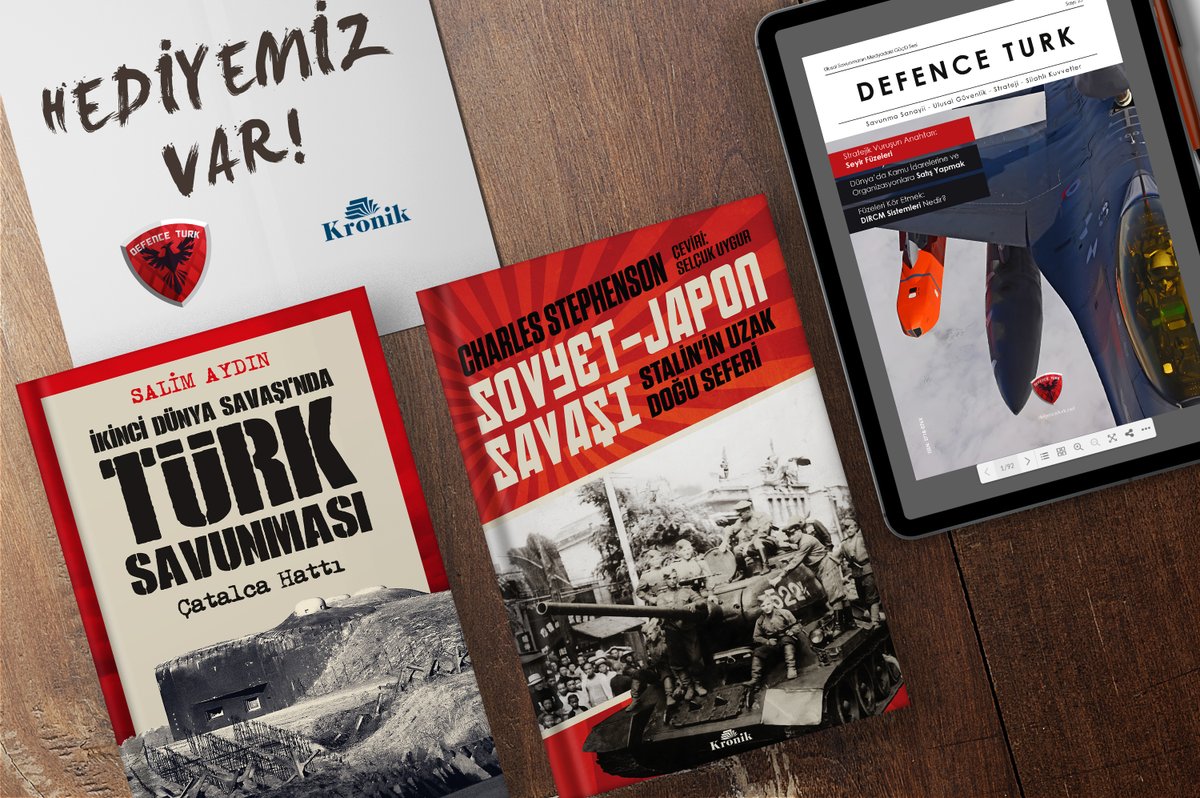 Defence Turk (@defence_turk) on Twitter photo 🛡️🇹🇷Defence Turk Dergi 25. Sayı ile birlikte 4 kişiye kitap seti hediye ediyoruz!
📍Katılım şartı: <a href="/KronikKitap/">Kronik Kitap</a> ve <a href="/Defence_Turk/">Defence Turk</a> hesaplarını takip edip gönderiyi yeniden göndermek.
📅Talihliler, 4 Mayıs Pazar günü açıklanacak. 🛡️🇹🇷Defence Turk Dergi 25. Sayı ile birlikte 4 kişiye kitap seti hediye ediyoruz!
📍Katılım şartı: <a href="/KronikKitap/">Kronik Kitap</a> ve <a href="/Defence_Turk/">Defence Turk</a> hesaplarını takip edip gönderiyi yeniden göndermek.
📅Talihliler, 4 Mayıs Pazar günü açıklanacak.