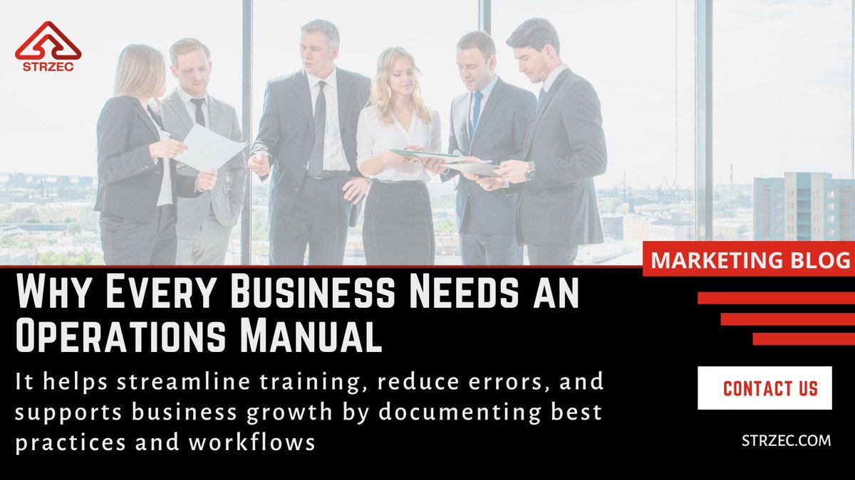 StrzecDigital's tweet image. Every business needs a roadmap to success - and that’s where an Operations Manual comes in. From onboarding to scaling, it keeps your team aligned, efficient, and ready to grow. Discover why it's a game-changer:

strzec.com/marketing/why-…

#OperationsManual #Stzrecdigital