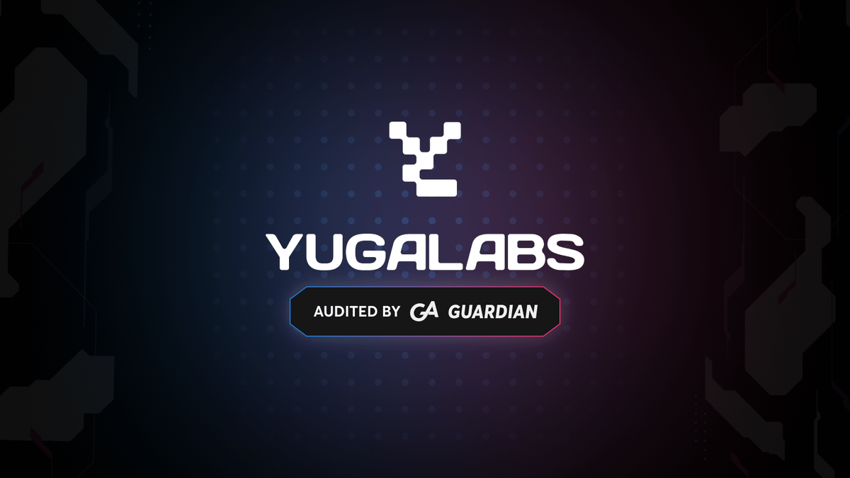 GuardianAudits's tweet image. Your favorite NFTs, now anywhere!

Bored Apes, Crypto Punks, and more are going omnichain, powered by @LayerZero_Core &amp;amp; secured by Guardian.

Guardian partnered with @YugaLabs to meticulously audit and bulletproof Shadow NFTs on Apechain.

Access the reports below.👇