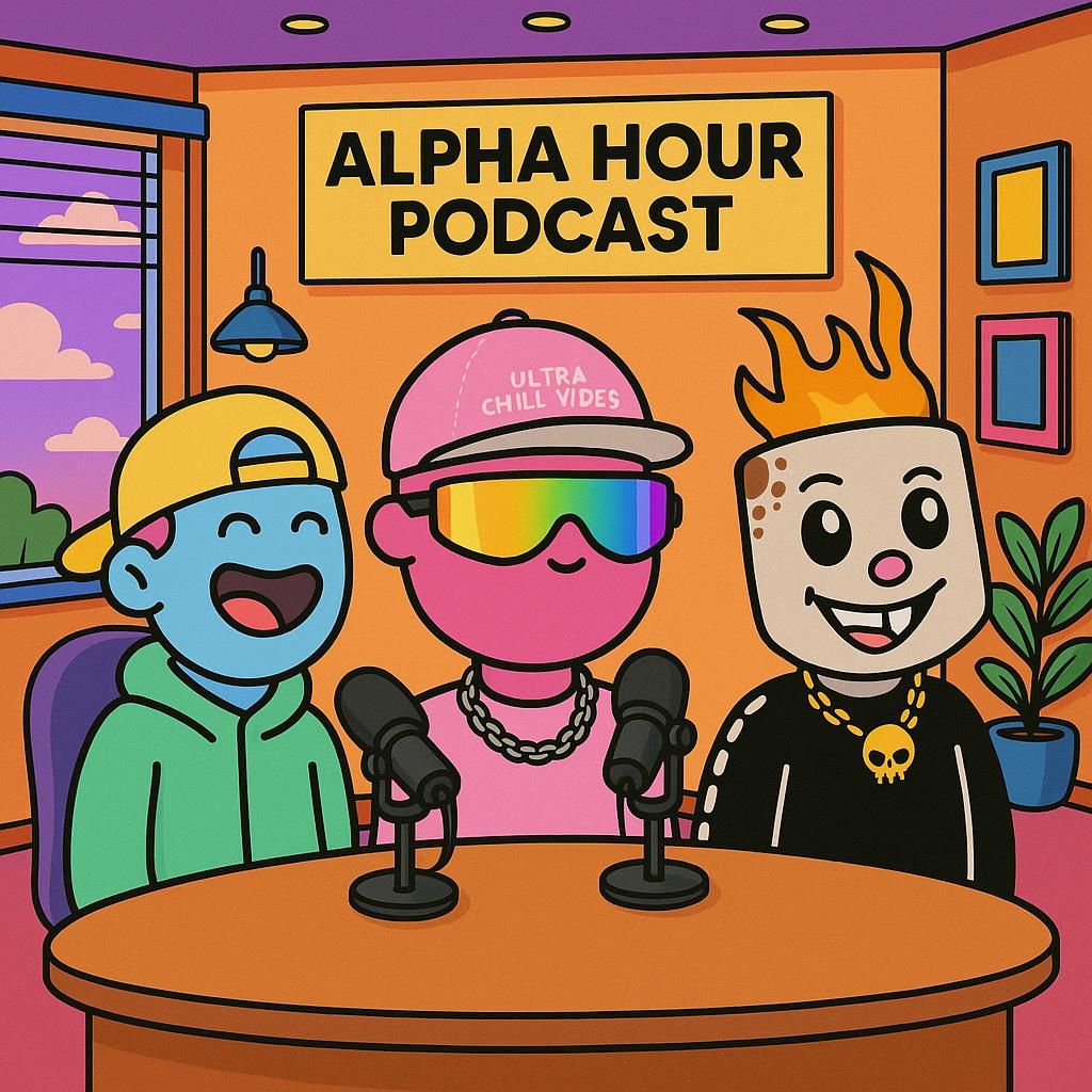 Alpha Hour returns TONIGHT at 8PM EST! 🚀

Me and <a href="/MicroM43/">Micro/M43</a> will be joined by <a href="/JesseFriedland/">👺Jesse</a> from <a href="/Goonz_World/">Goonz 👺</a> for a 🔥 conversation diving into the World of Goonz and what's next!

Set your reminders below, tell your frens, &amp; see you there! 👇