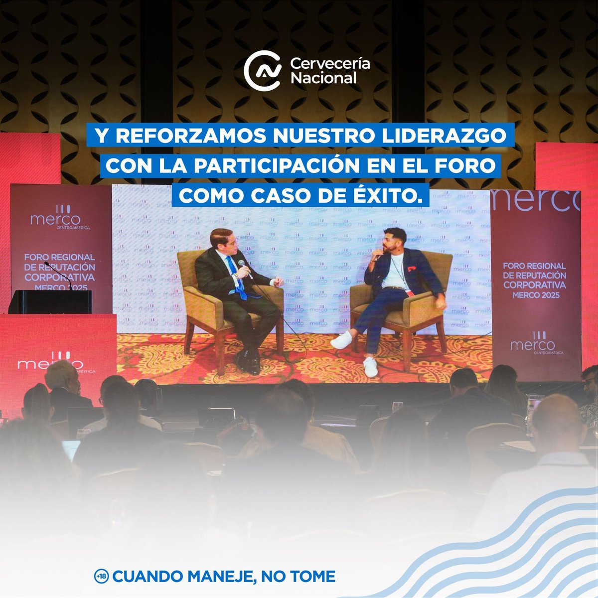 El compromiso de Cervecería Nacional con una gestión empresarial con propósito sigue marcando la diferencia. Fuimos reconocidos como la 2da empresa con mejor reputación corporativa de la región en el Foro MERCO en Costa Rica 🏆.