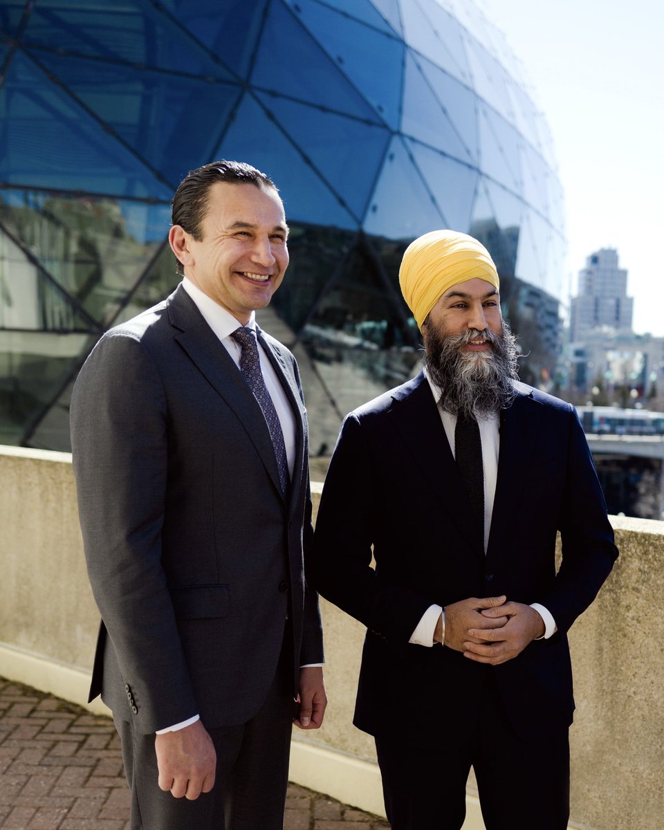 A tough day for New Democrats across the country. Thank you, Jagmeet Singh, for your years of service and for standing up for working people. You led with the values we both share: fairness, justice, and compassion. Wishing you and your family all the best.