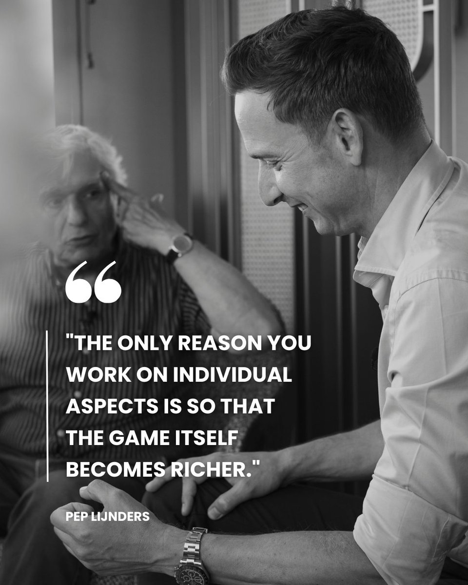 🇬🇧 “You work on the parts to make the game richer.” – Pep Lijnders, 2023

🎓 Pre-applications open for the VII Master in Tactical Periodisation (2026)!
🔗 tacticalperiodisation.com/pt/vii-profess…
#ProfessionalMaster #ThinkFootball