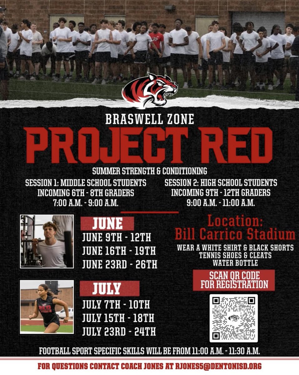 Summer Skills schedule! As we prepare for season, we strongly encourage attendance at both project red and skills if you’re able.

Be there or be 🟥 !

#braswellvolleyball
