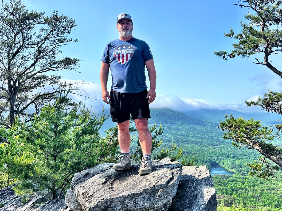 Great views from Pulpit Rock at Cheaha State Park in Alabama.