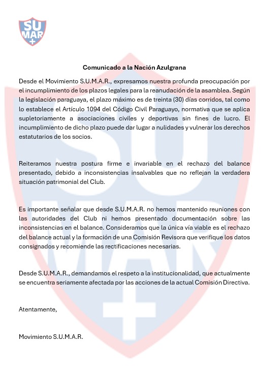 🔴🔵 Atención Pueblo Cerrista 📢