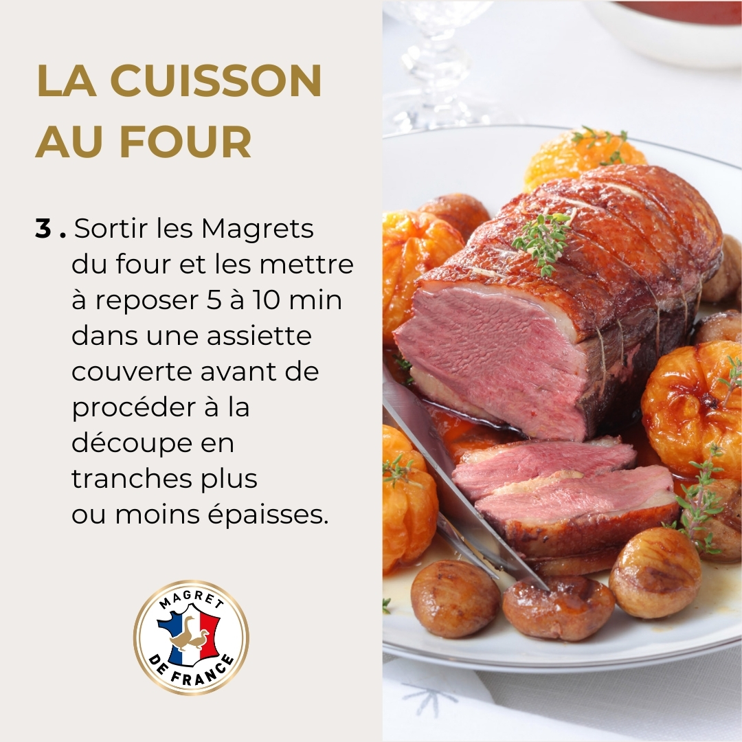 LeMagret's tweet photo. Le Magret au four, vous avez déjà essayé ? Avec notre petit guide, c'est facile de se lancer ! 😋 #Magret #MagretDeFrance https://t.co/ELWHBj88xb