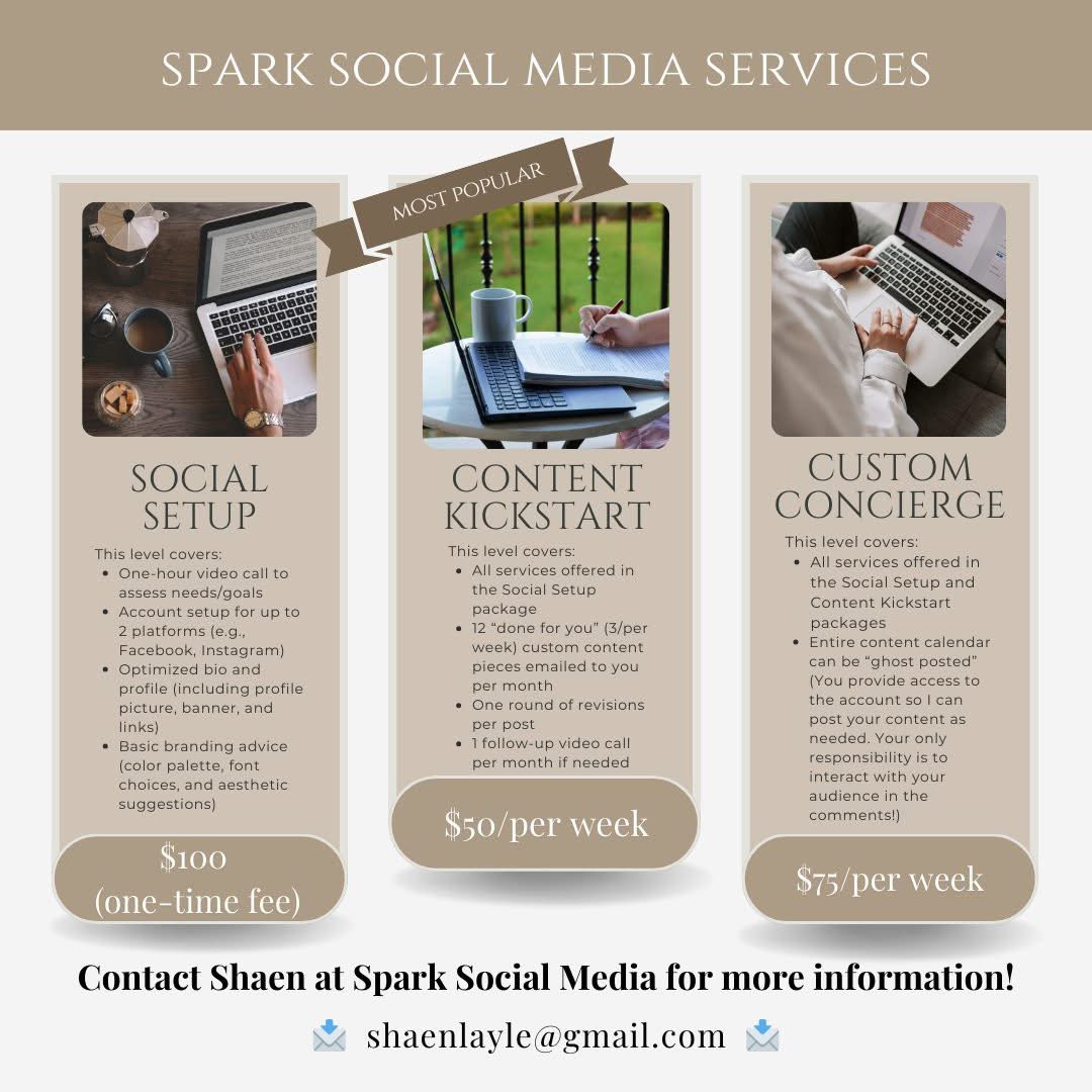 🎉 I’m now offering editing AND social media marketing services for authors! Click the links below to fill out interest forms! 🎉

📖 Editing Assessment: tinyurl.com/43j8v5tw

📖 Social Media Assessment: tinyurl.com/ysnc9wj8

#editing #socialmedia #authors #ChristianFiction