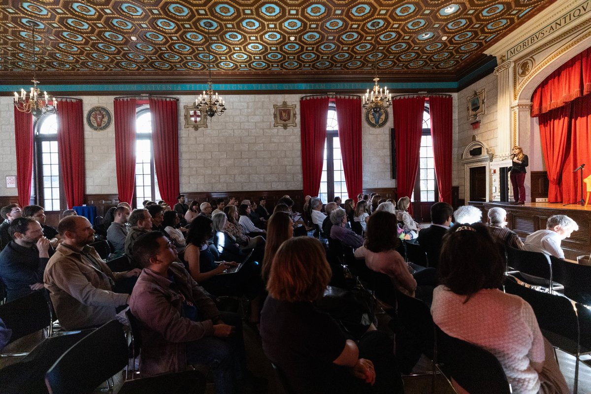 CU_SakipSabanci's tweet image. Thank you to everyone who joined us for this year’s Sakıp Sabancı Annual Lecture with Prof. @zeynep Tüfekçi (@princeton)! We had a full house at @ItalianAcademy for a compelling talk on protest movements and their global trajectories. 📸