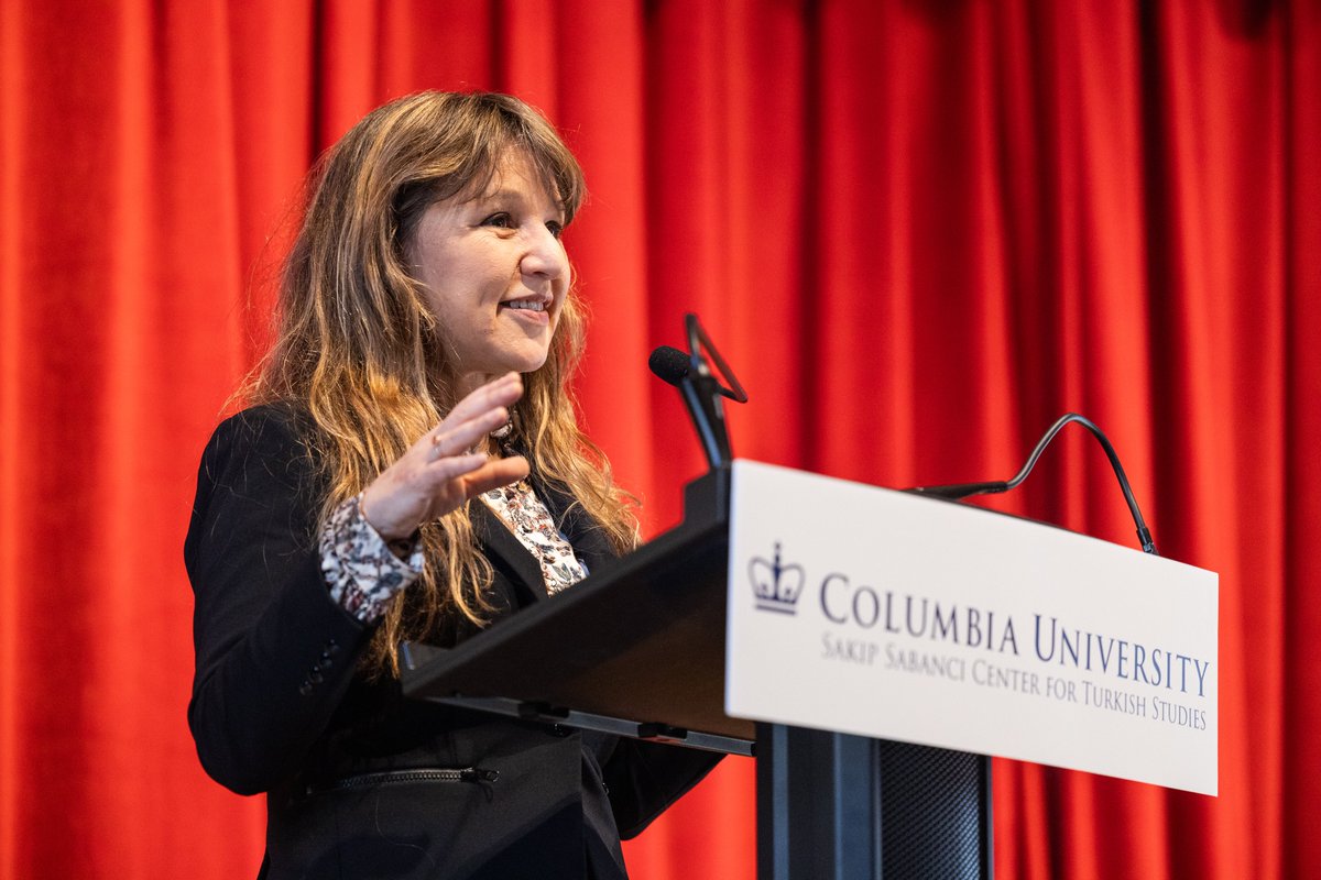 CU_SakipSabanci's tweet image. Thank you to everyone who joined us for this year’s Sakıp Sabancı Annual Lecture with Prof. @zeynep Tüfekçi (@princeton)! We had a full house at @ItalianAcademy for a compelling talk on protest movements and their global trajectories. 📸