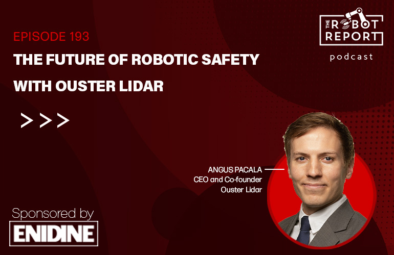 This week on The Robot Report Podcast, Angus Pacala, co-founder and CEO of <a href="/ousterlidar/">Ouster</a>, shares insights into the latest advancements in lidar technology, including Ouster’s new 3D zone monitoring feature. Listen to the full episode: therobotreport.com/ouster-lidar-f…