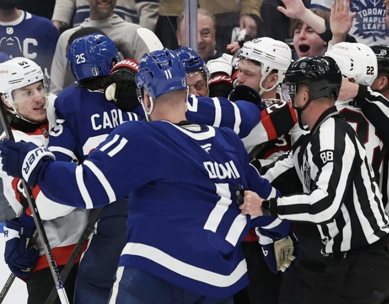 CoachsCornerDC's tweet photo. Do the Leafs wrap it up tonight, or do the Sens live to fight another day? #NHL #NHLPLAYOFFS25 #LeafsNation #Sentors https://t.co/29aHi6Pq1p