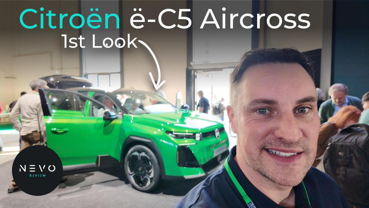 1st look at the new Citroen e-C5 Aircross. youtu.be/5KkDvJyCaIM