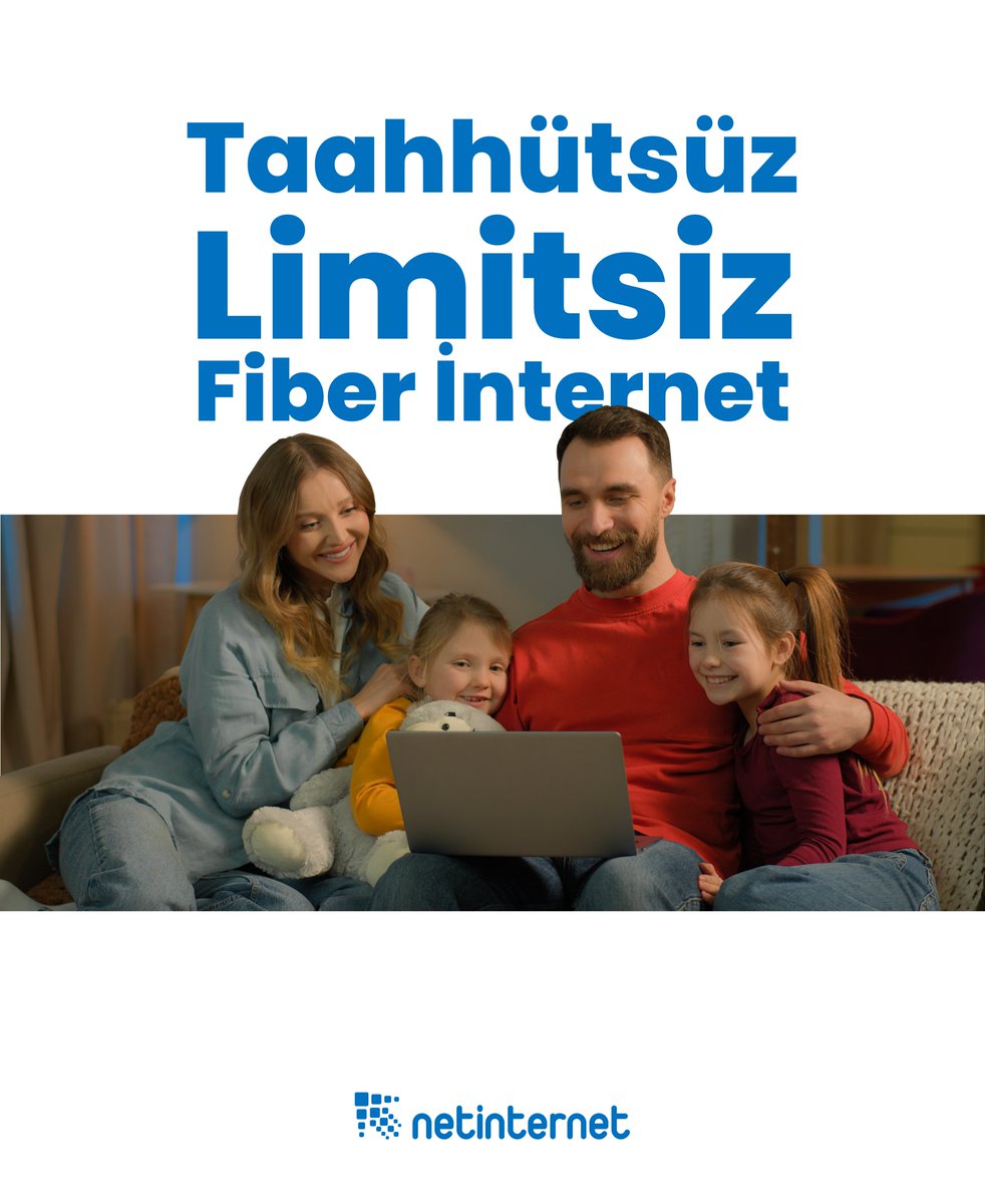 Netinternet's tweet image. Evde internet keyfini taahhütsüz ve limitsiz
yaşamanın zamanı geldi!

Netinternet Fiber ile hız, özgürlük ve güven her zaman sizinle.

Şimdi geçin, rahatlığın tadını çıkarın:

📞 0850 885 0885
🌐 netinternet.tr

#LimitsizFiber #Netinternet #Aileİnterneti