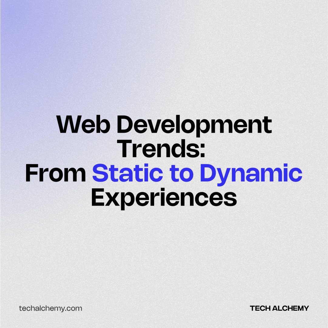 TechAlchemy's tweet image. 🚨 Tech Tuesday Drop! 🚨
The web isn’t what it used to be — it’s smarter, faster, and more dynamic than ever. 💡
Ready to leave static behind? 👉 Swipe through and discover what’s next for the web.
#TechTuesday #webdevelopment #jamstack #PWAs #AIUX #dynamicweb #frontendtrends