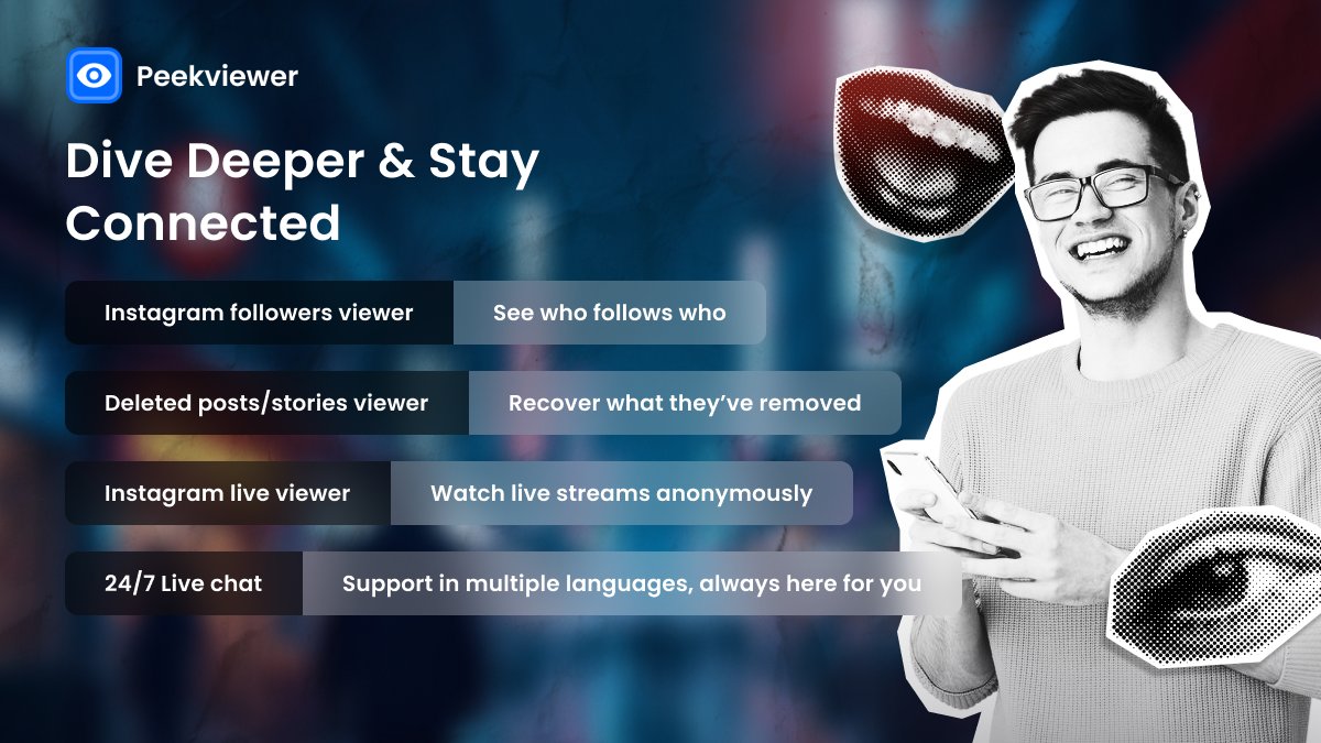 Peekviewer's tweet image. Peekviewer lets you watch, download, and uncover everything they don&apos;t want you to see 👀

Ready to reveal the truth? ➡️ peekviewer.com

#anonymousviewer #privateIGviewer