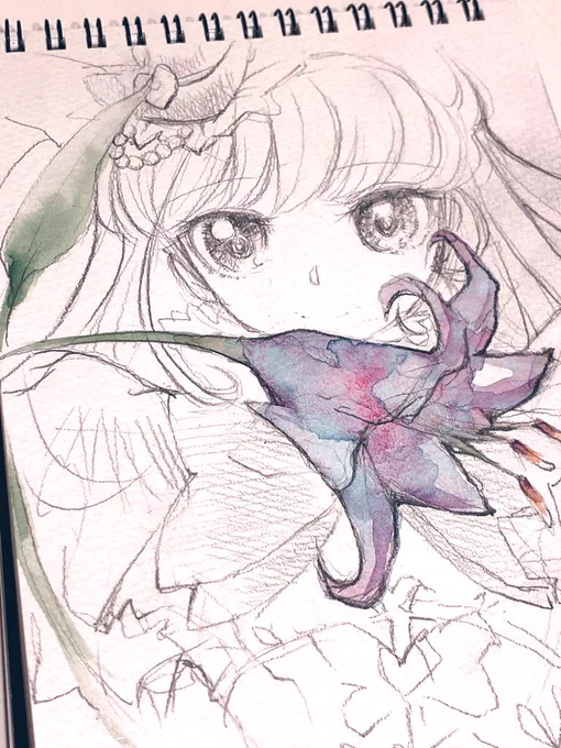 #GWアナログ絵祭り最近一次創作描いてないのでチャレンジしたいところ 