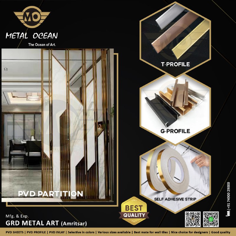 ibais_hardware's tweet photo. GRD METAL ART (AMRITSAR)

For enquiry via WhatsApp click: 
https://t.co/TU7CUvOeVP

Mr. Simranjit Singh - 97818 28236 
#pvdprofile #pvdstrip #adhesivestrip #Tprofile #Gprofile #homeinteriordesigners
.
@ibais_hardware https://t.co/LULhzHqWAi