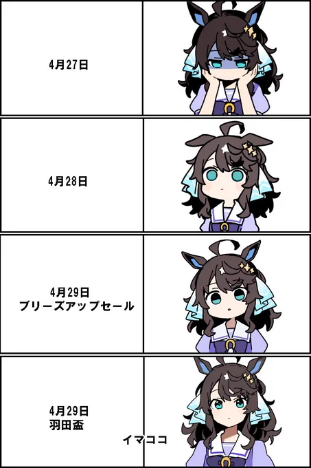 馬ラッシュのおかげで半分回復してきました
お金は60%に半減しました 