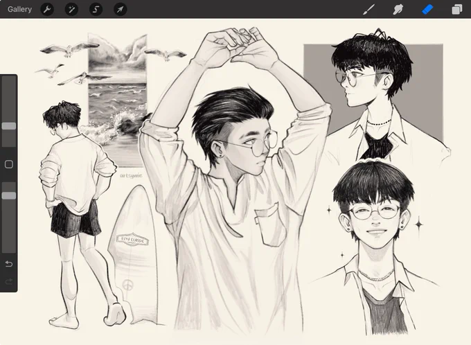 some elyu sketches 