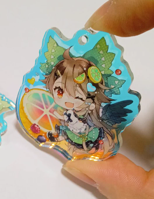 きた!ー!!大成功です可愛い!!(実際はボールチェーンが付きます) 