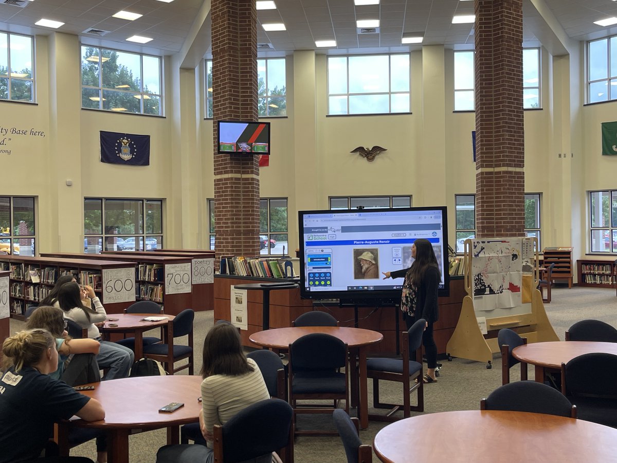 AHS Library (@ahslibrary06) on Twitter photo Ms. Belmar's French classes joined us in the library for research lessons on our databases and citing sources. They are researching Tour de France, Earth Day, and French artists this week. <a href="/HumbleISD_AHS/">The Atascocita HS</a> #thehumblelibrarian Ms. Belmar's French classes joined us in the library for research lessons on our databases and citing sources. They are researching Tour de France, Earth Day, and French artists this week. <a href="/HumbleISD_AHS/">The Atascocita HS</a> #thehumblelibrarian