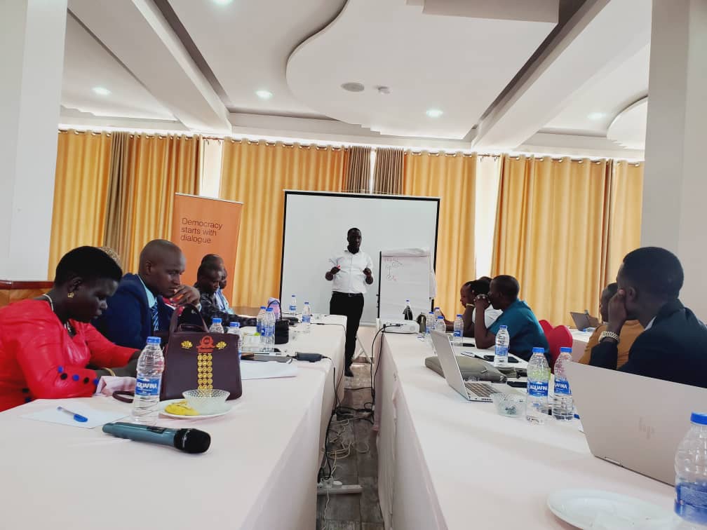 Multiparty Youth Forum (@multipartyyouth) on Twitter photo 📸 Pictorial: Ongoing accountability engagements for the youth league leaders at Horizon Hotel-Entebbe under the Strengthening Accountable Democracy in Uganda (SADU) <a href="/EUinUG/">EU in Uganda</a> <a href="/NimdUganda/">NIMD Uganda</a> <a href="/PrimusBahiigi/">Atukwatse Primus Bahiigi</a> <a href="/WFD_Democracy/">Westminster Foundation for Democracy (WFD)</a>
#StrengtheningDemocracyUG 📸 Pictorial: Ongoing accountability engagements for the youth league leaders at Horizon Hotel-Entebbe under the Strengthening Accountable Democracy in Uganda (SADU) <a href="/EUinUG/">EU in Uganda</a> <a href="/NimdUganda/">NIMD Uganda</a> <a href="/PrimusBahiigi/">Atukwatse Primus Bahiigi</a> <a href="/WFD_Democracy/">Westminster Foundation for Democracy (WFD)</a>
#StrengtheningDemocracyUG